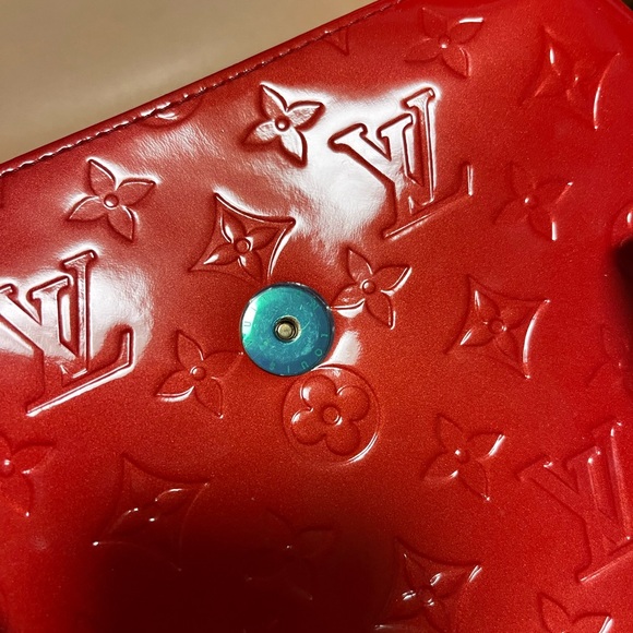 SALE!!! Louis Vuitton Red Monogram Vernis Biscayne Bay, very good condition - Picture 5 of 6
